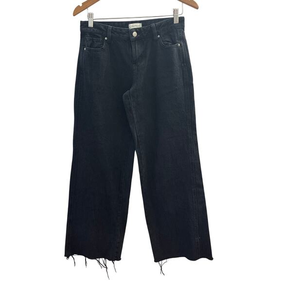 Pacsun Blue Low Rise Baggy Jeans Size 25 Freyed Hem Wide Leg Pre-owned - Picture 1 of 8
